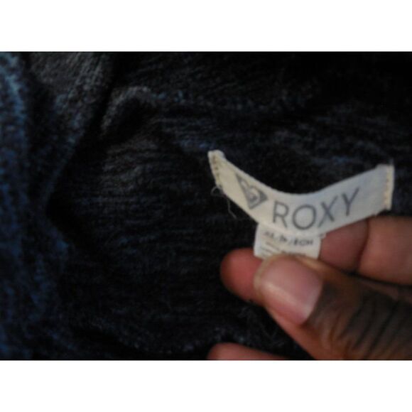 Roxy‎ Slouch Turtleneck Sweater Women Sz XS Petite Blue - Picture 7 of 8